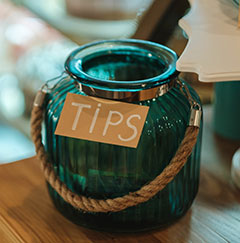 Diana Star Helmer Tip Jar